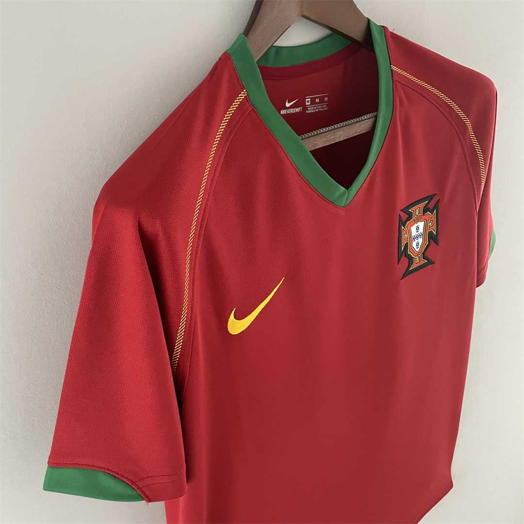 Portugal Retro Jersey Home World Cup 2006