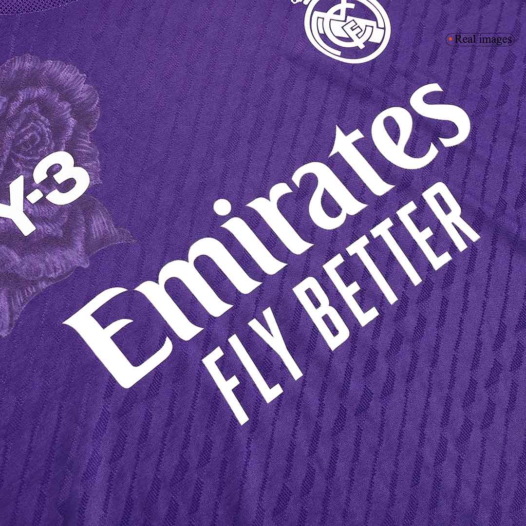 Real Madrid Y-3 Fourth Jersey Purple Player Version 2023/24