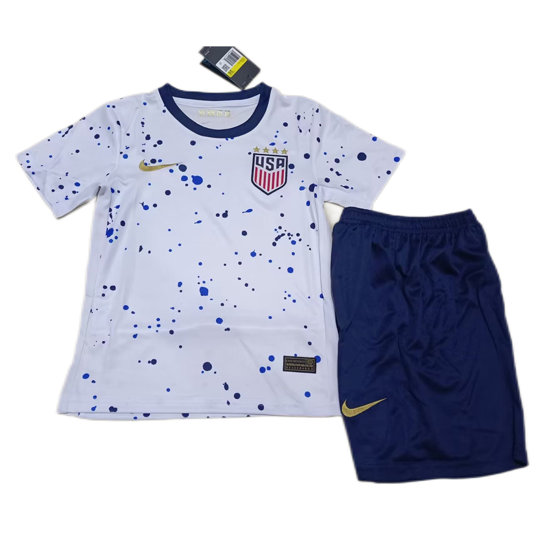 Kids USA Home Jersey Kit Women's World Cup 2023