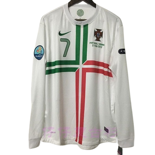 Portugal Retro Jersey Away Long Sleeve 2012