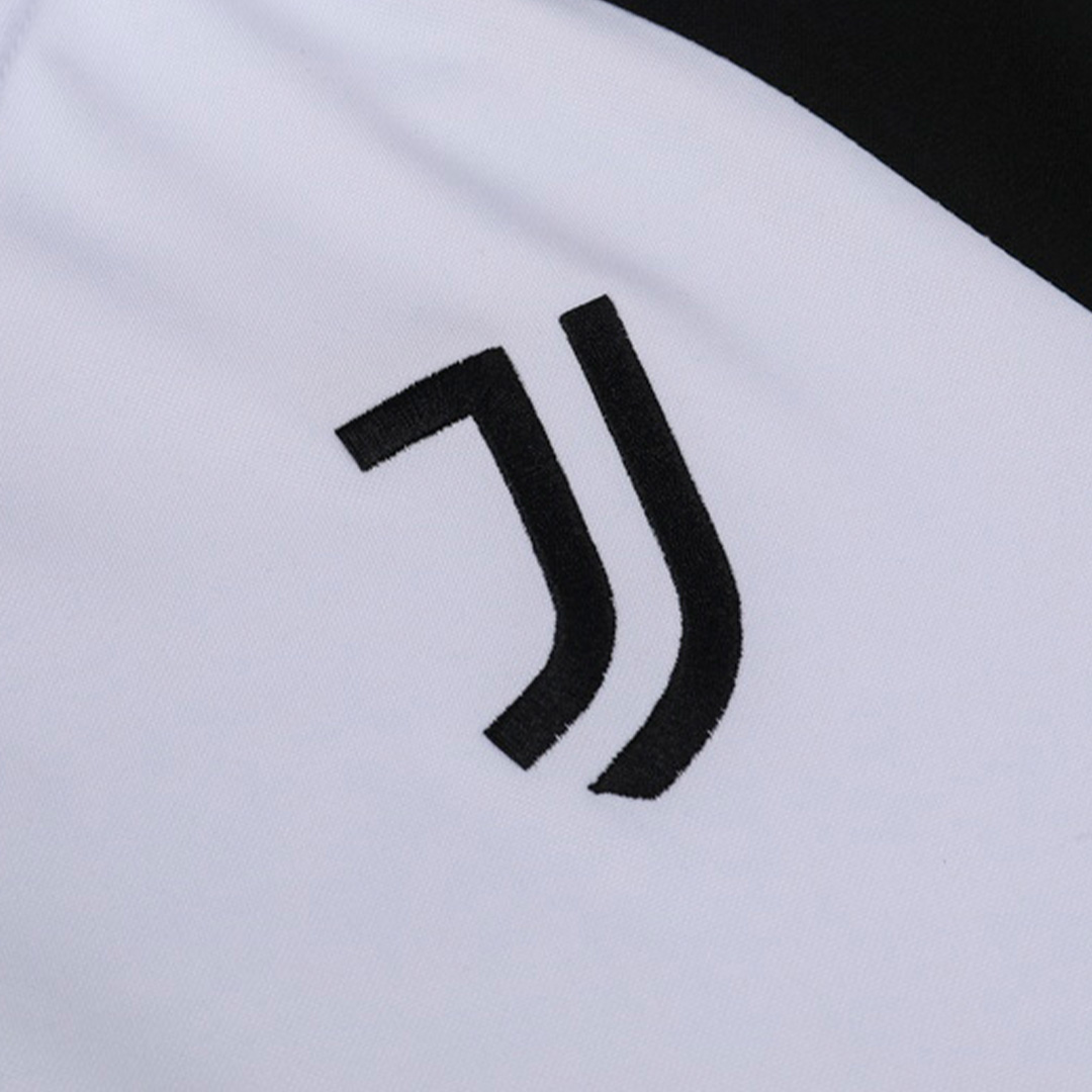 Juventus Zipper Sweatshirt Kit(Top+Pants) White 2023/24