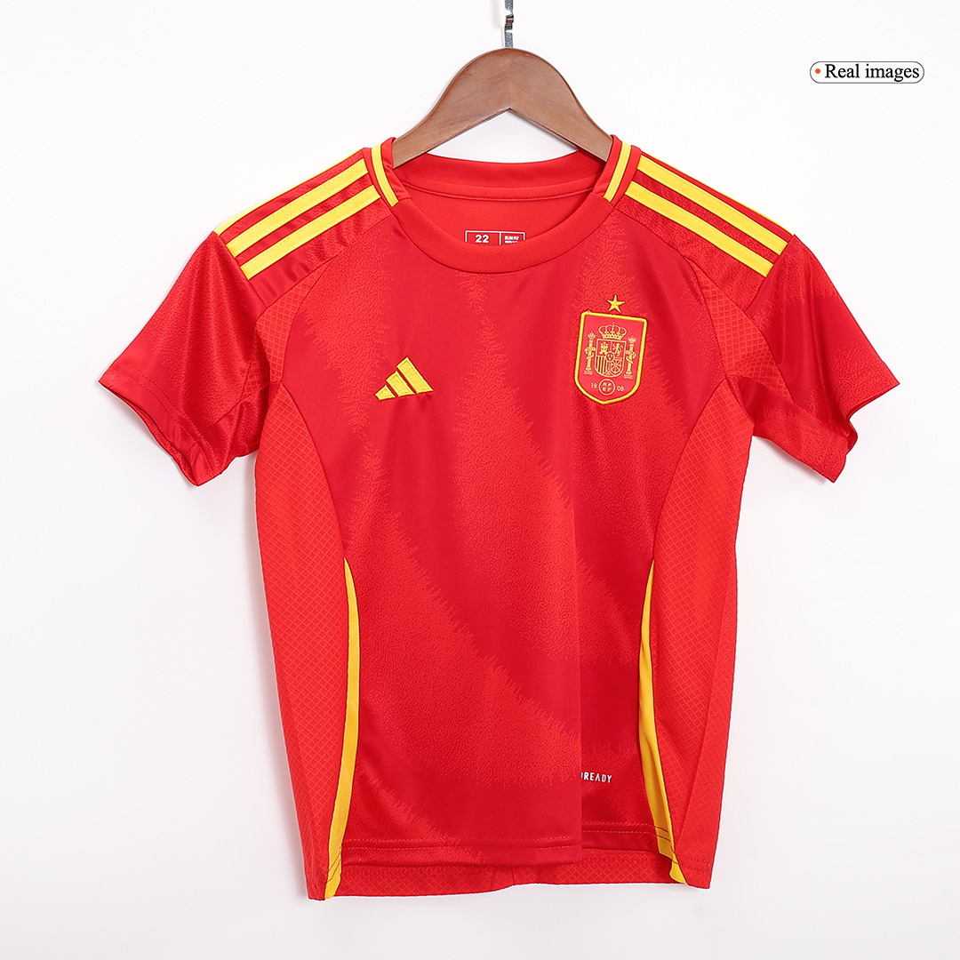 Kids Spain Home Kit EURO 2024 Youth Apparels