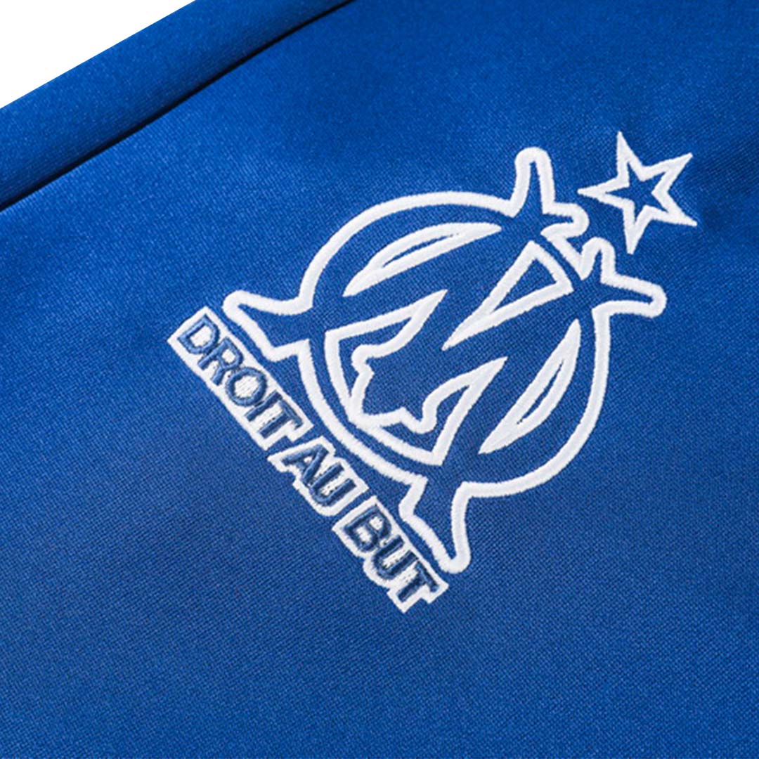 Marseille Zipper Sweatshirt Kit(Top+Pants) Blue 2023/24