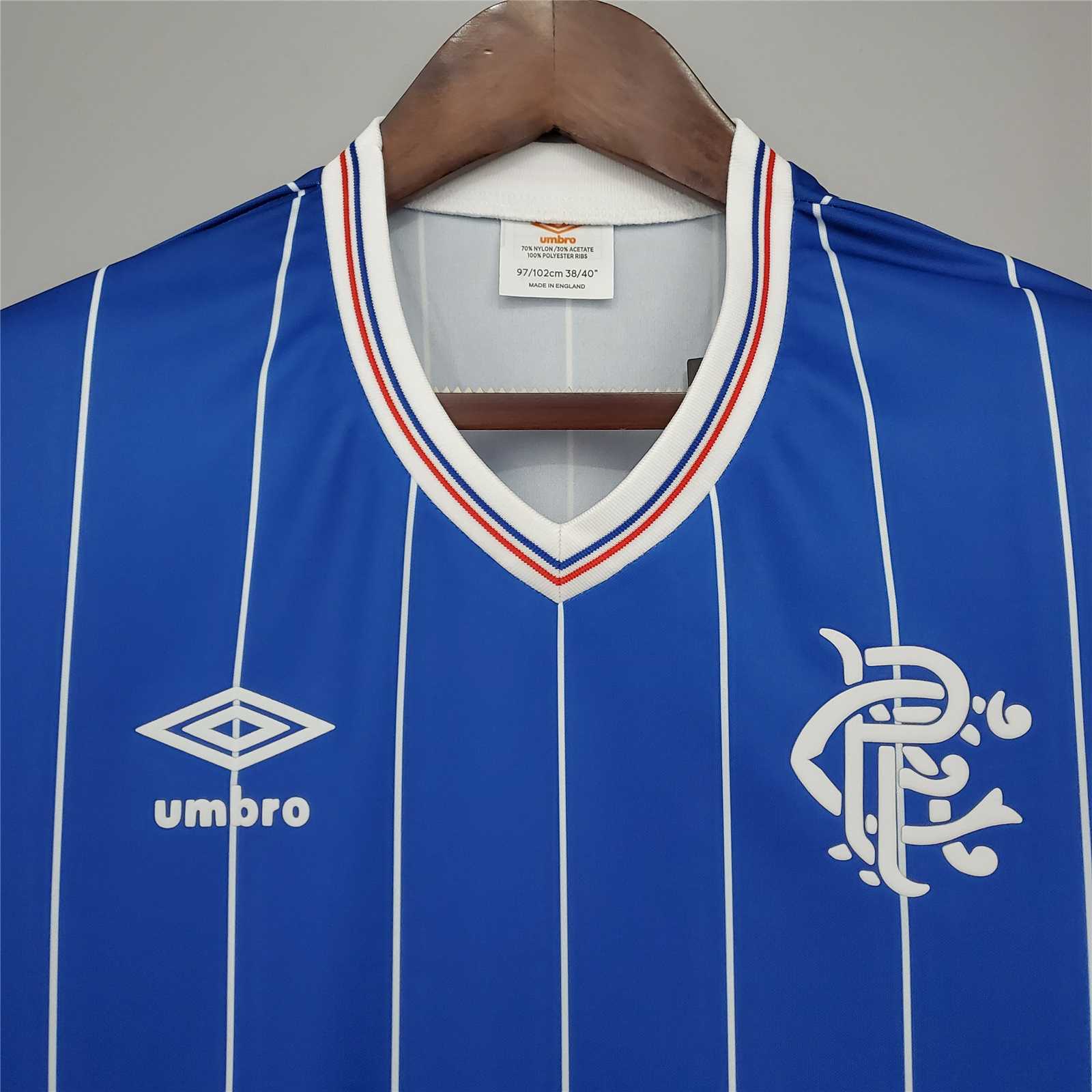 Glasgow Rangers Retro Jersey Home 1982/83
