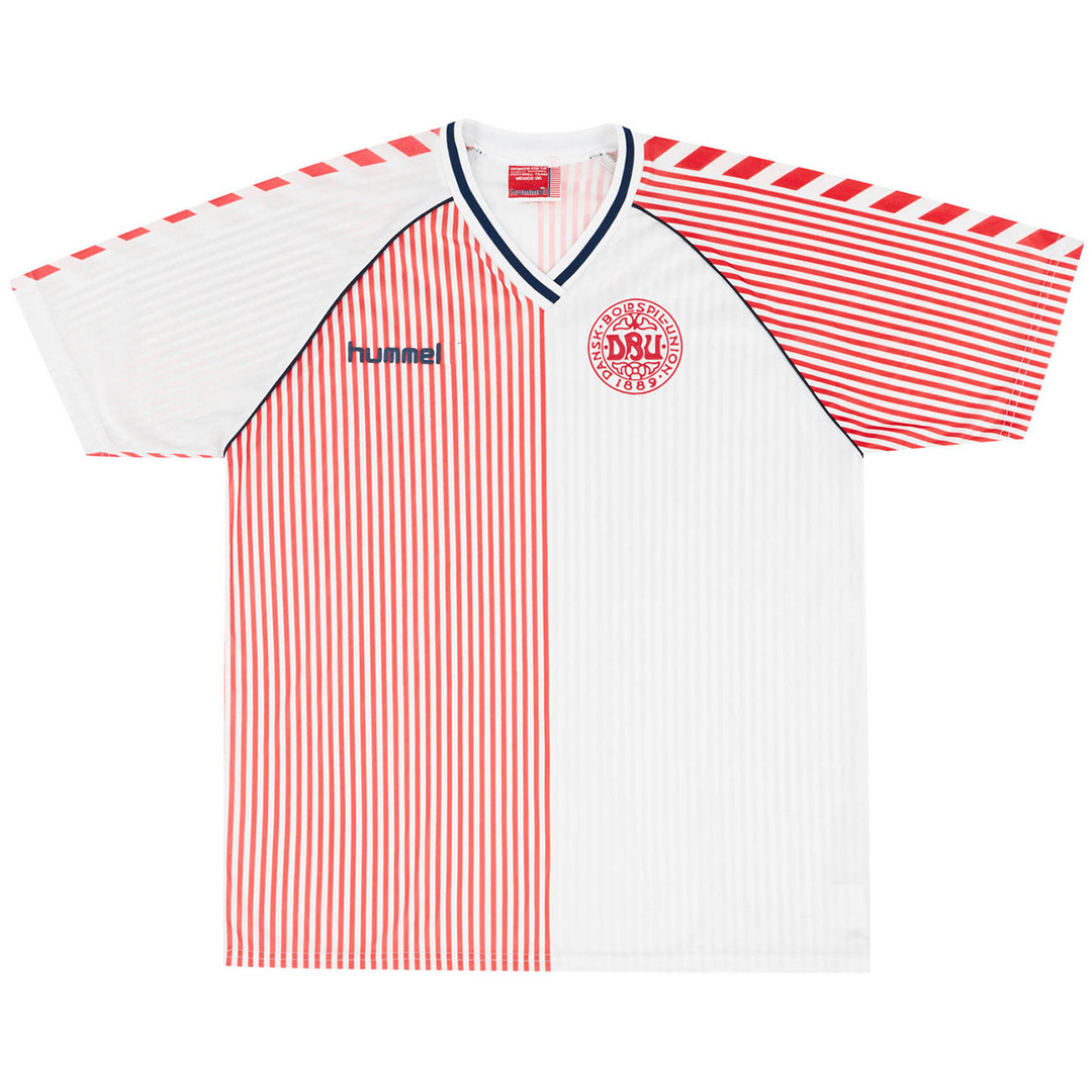 Denmark Retro Jersey Away 1986