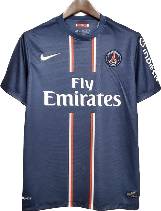 PSG Soccer Jersey Home Retro Replica 12/13