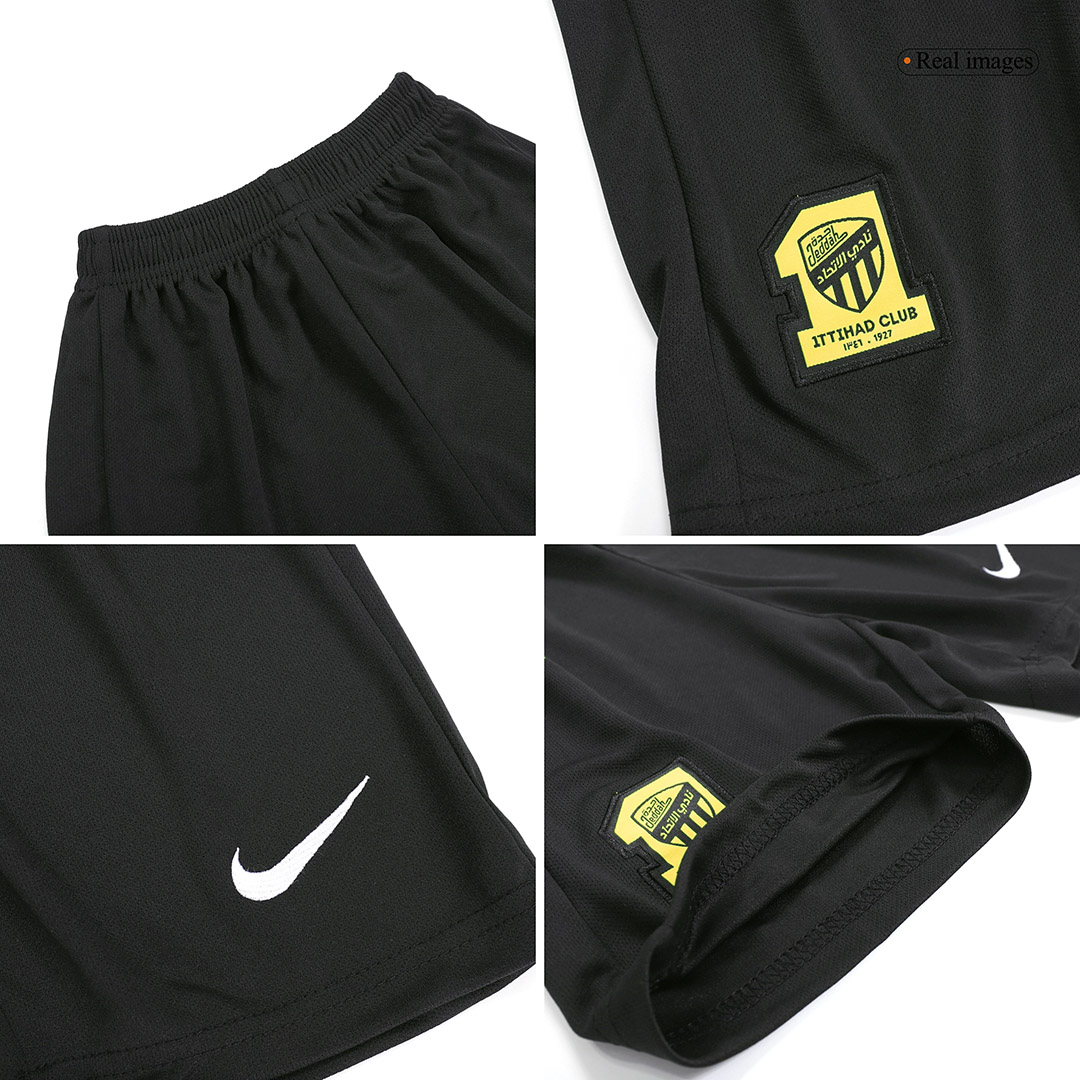 Kids Al-Ittihad Saudi Home Kit Jersey+Shorts 2022/23