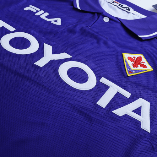 Fiorentina BATISTUTA #9 RUI COSTA #10 Retro Jersey Home 1999/00