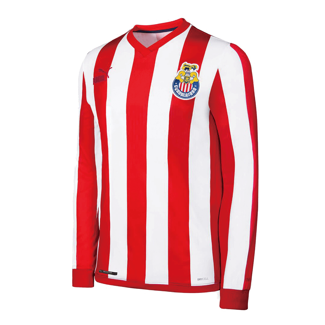 Chivas Guadalajara Soccer Jersey Home Long Sleeve 115-Yeas Retro Replica