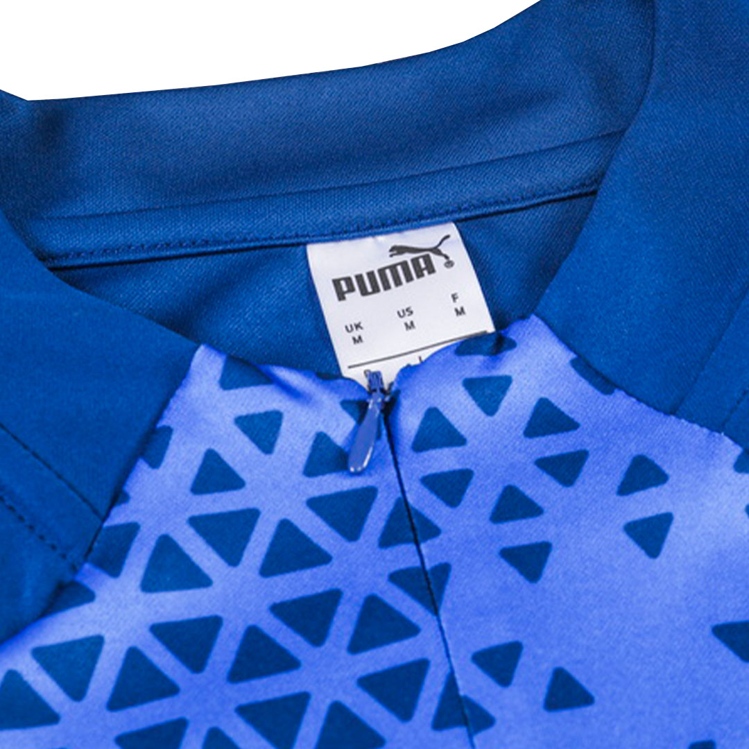 Marseille Zipper Sweatshirt Kit(Top+Pants) Blue 2023/24