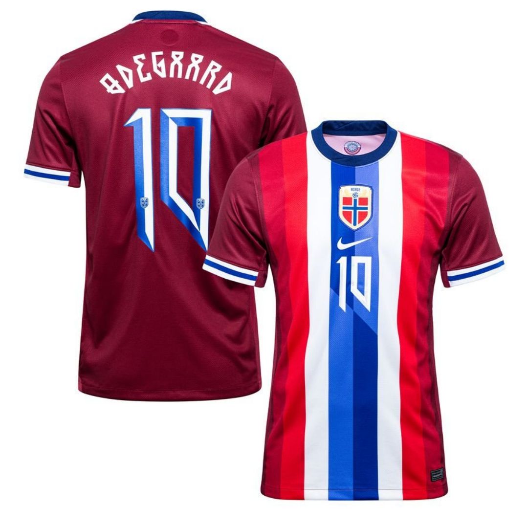 Norway Home HAALAND #9 ØDEGAARD #10 Jersey 2024