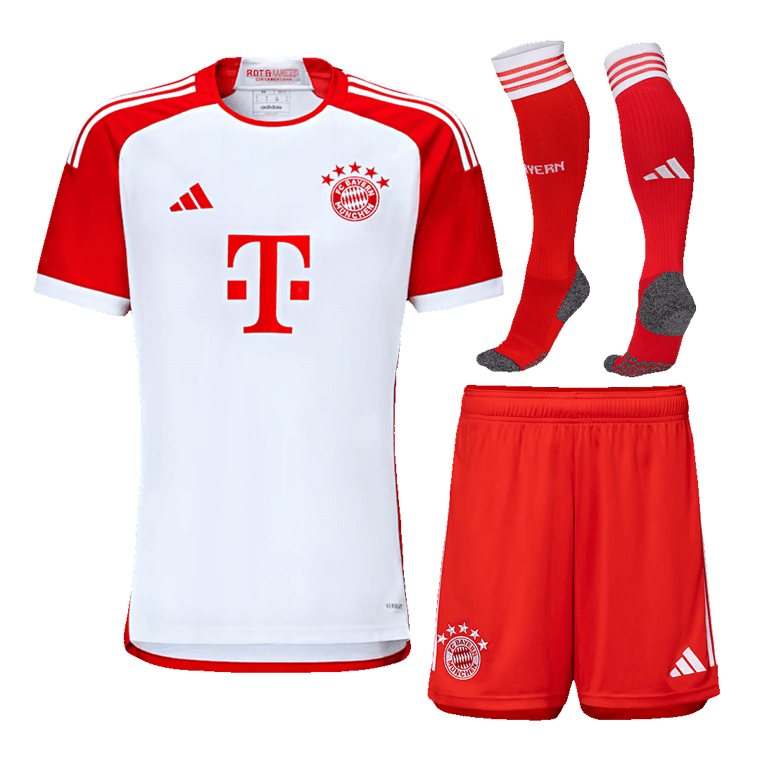 Bayern Munich Home Whole Kit(Jersey+Shorts+Socks) 2023/24