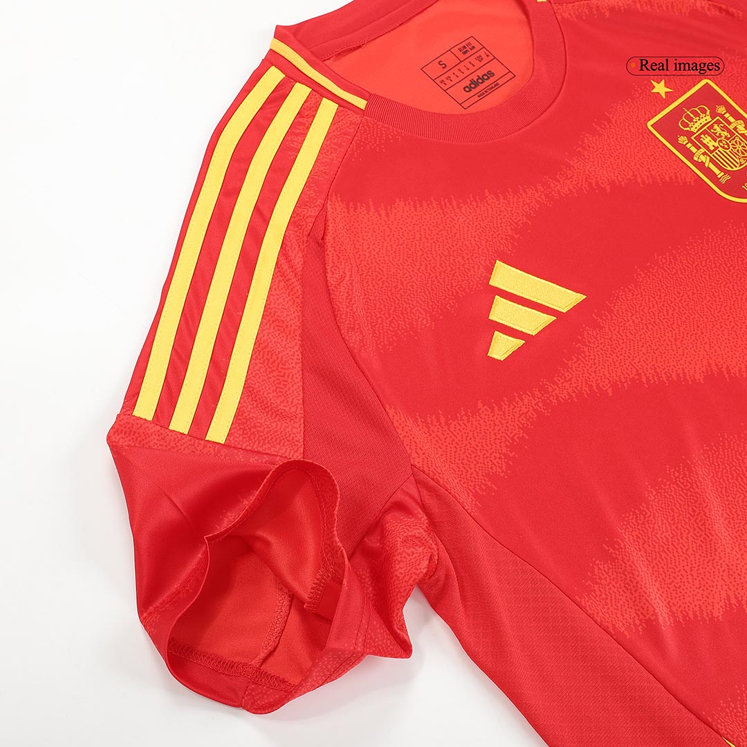 Spain Home Kit(Jersey+Shorts) Soccer Apparels Euro 2024