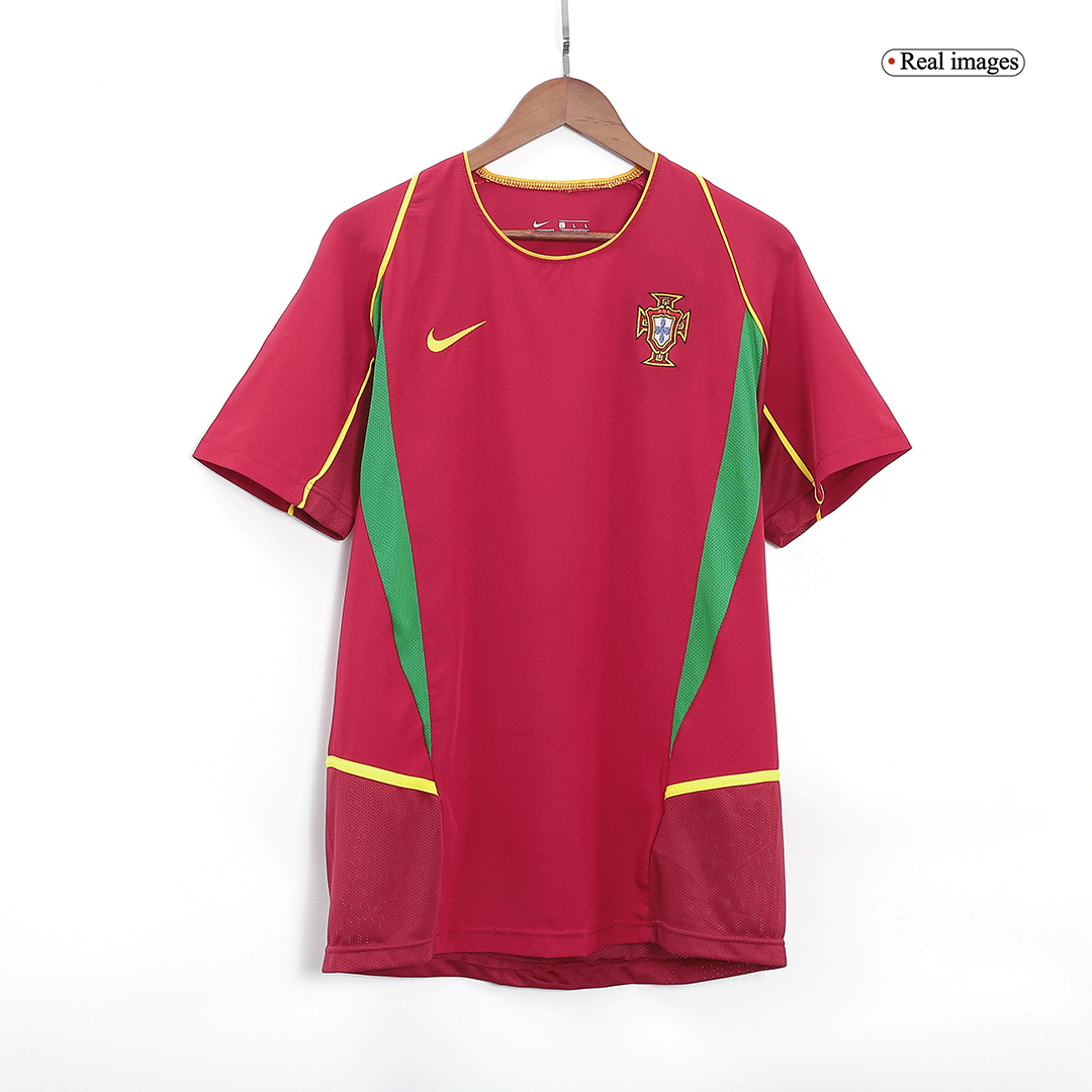 Portugal Retro Jersey Home World Cup 2002