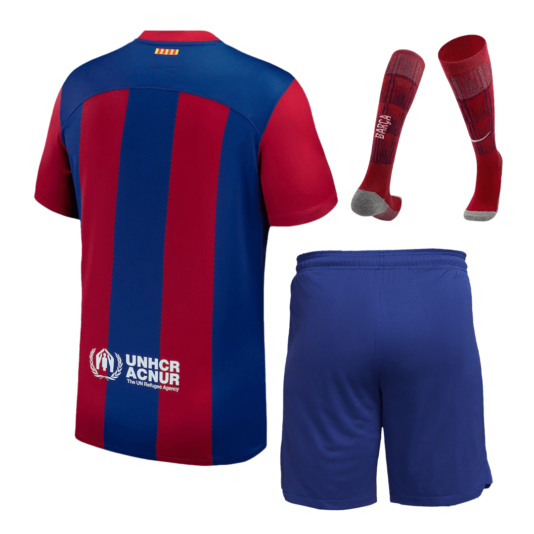 Barcelona Home Whole Kit Jersey+Shorts+Socks 2023/24