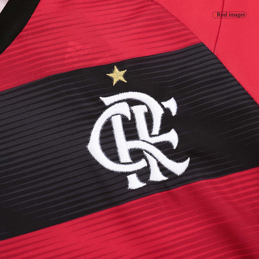 Kids CR Flamengo Home Jersey Kit Replica 2023/24