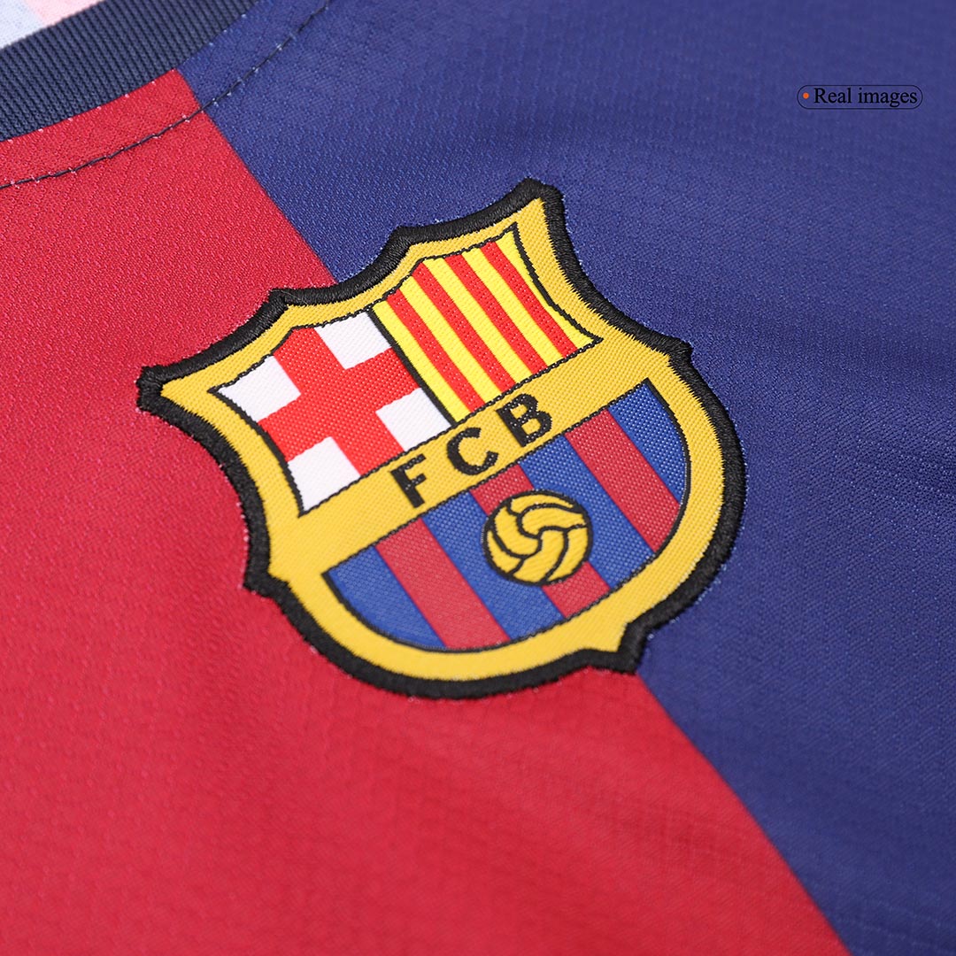 Kids Barcelona Home Kit(Jersey+Short) 2024/25