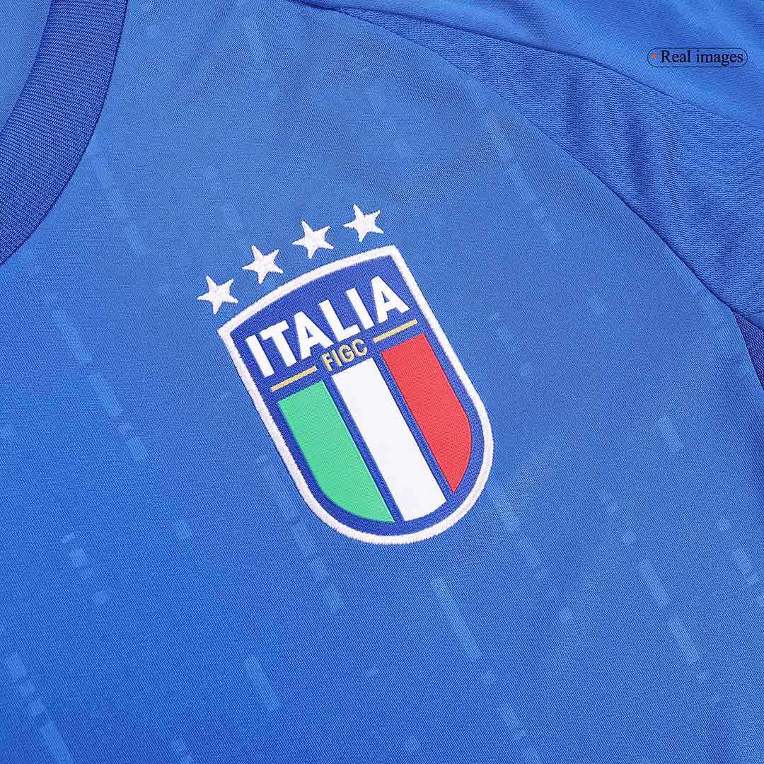 Italy Home Jersey CHIESA #14 BARELLA #18 DIMARCO #3 EURO 2024