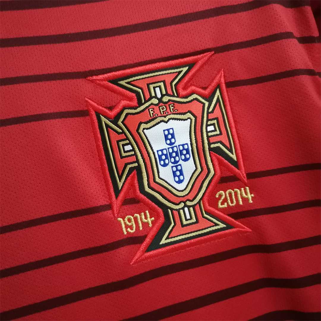 Portugal Retro Jersey Home World Cup 2014