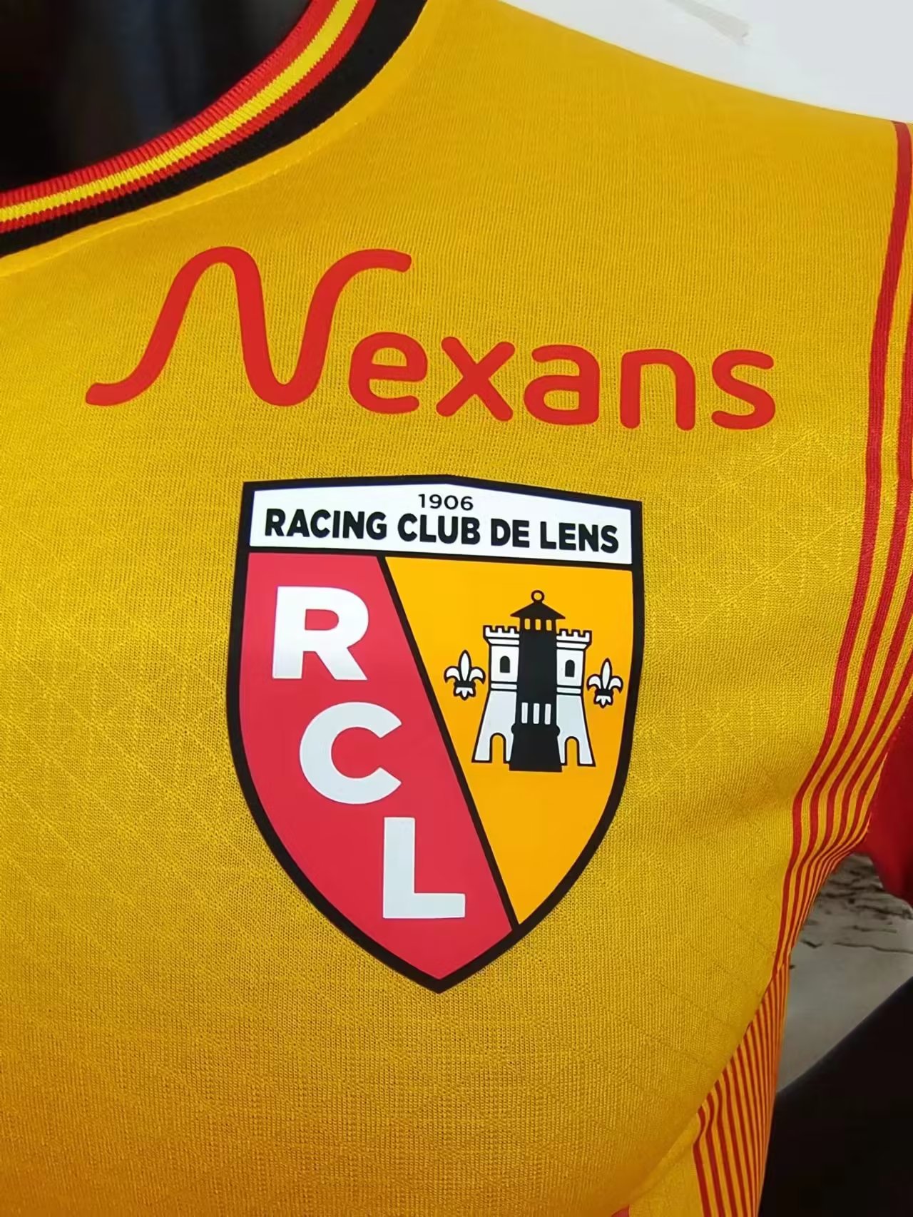 RC Lens Home Jersey Player Verson 2023/24