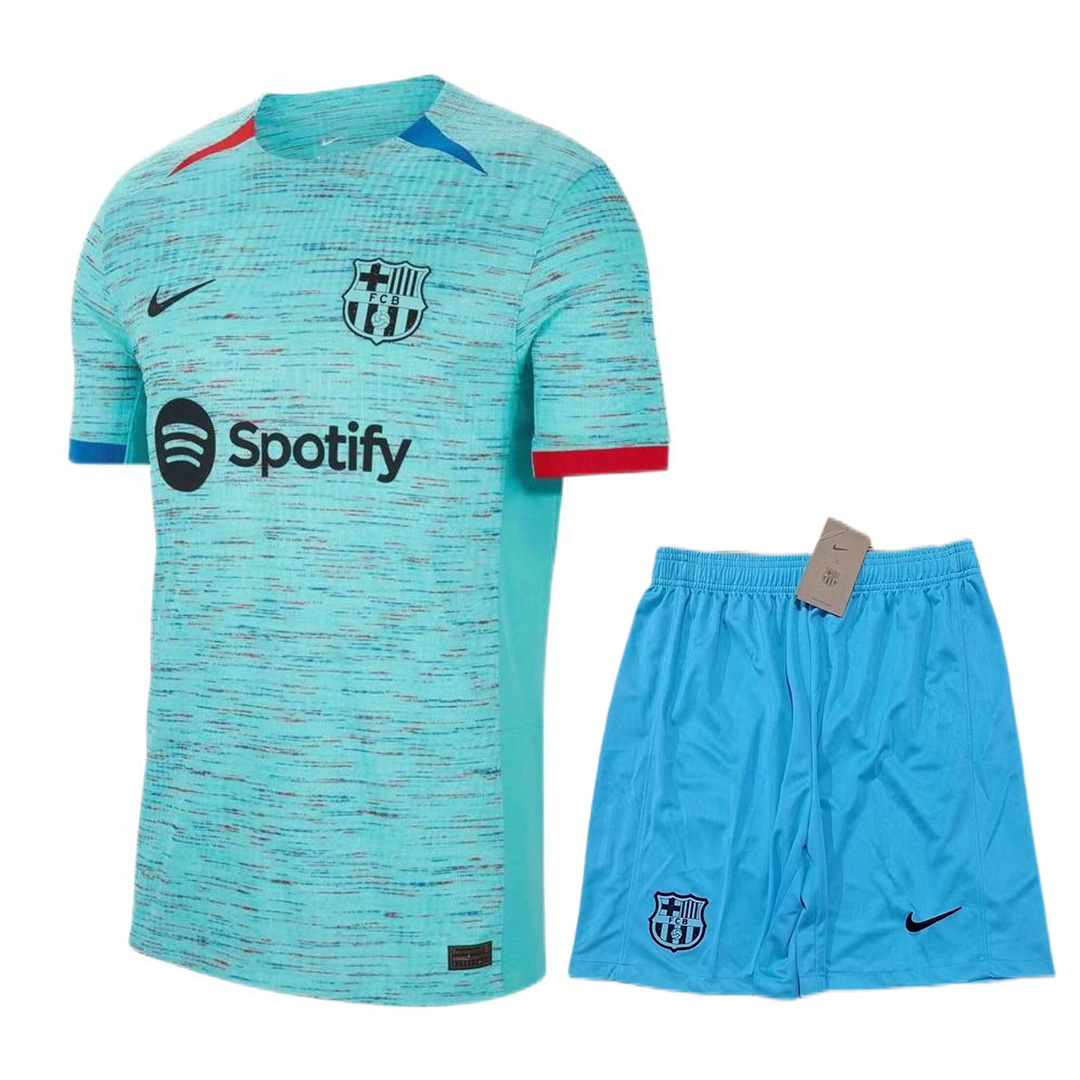 Barcelona Third Kit Jersey+Shorts 2023/24