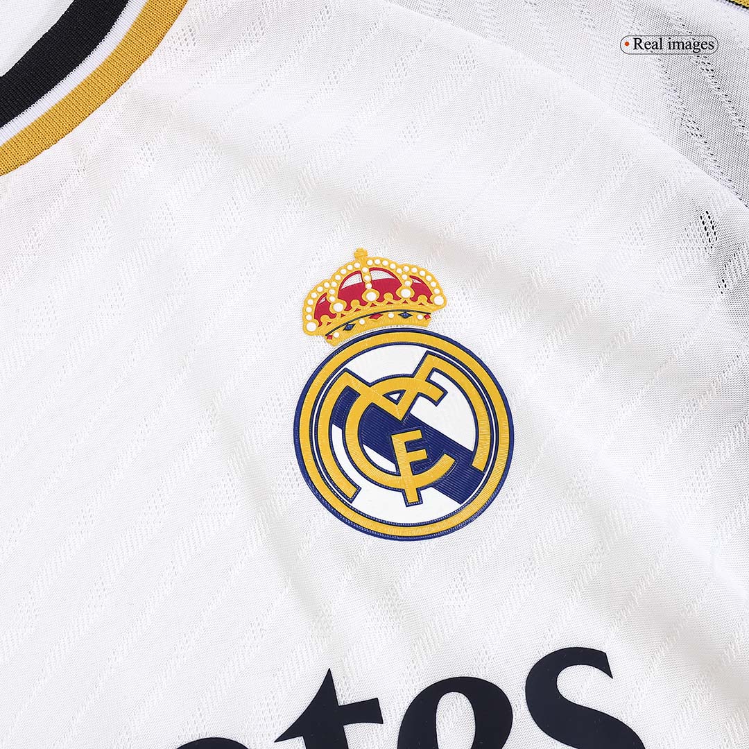 Real Madrid Home Long Sleeve Jersey Player Version 2023/24