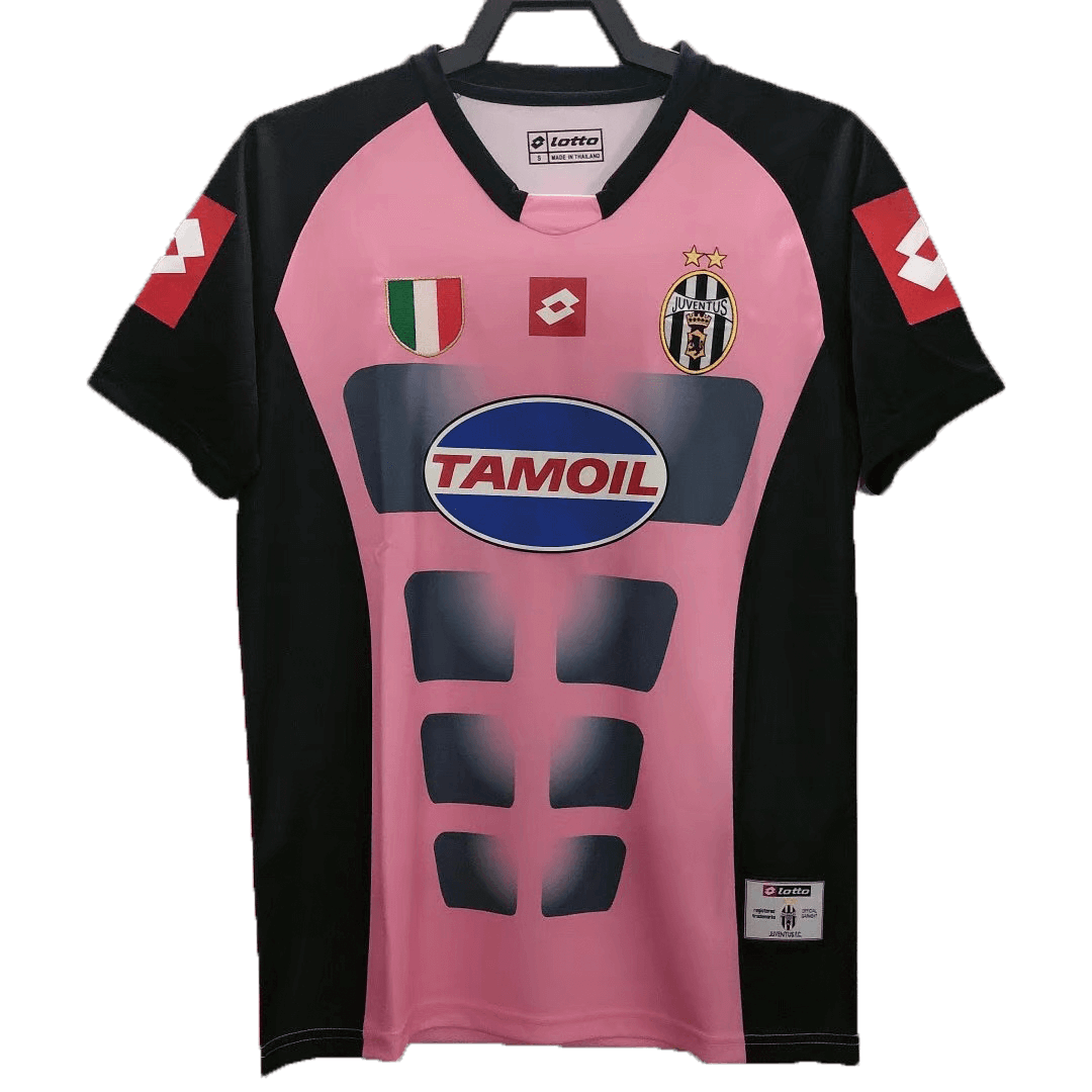 Juventus Retro Jersey Goalkeeper Pink 2002/03
