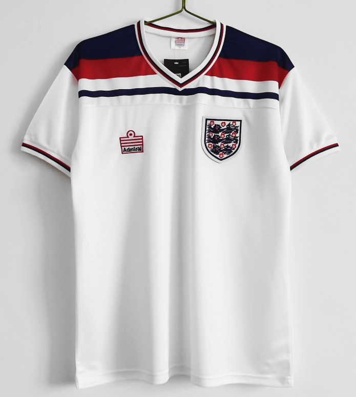England Retro Soccer Jersey Home Replica 1982
