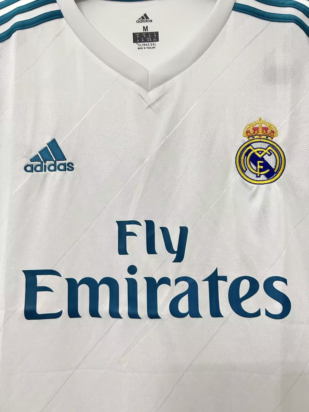 Real Madrid Retro Home Long Sleeve Jersey 2017/18