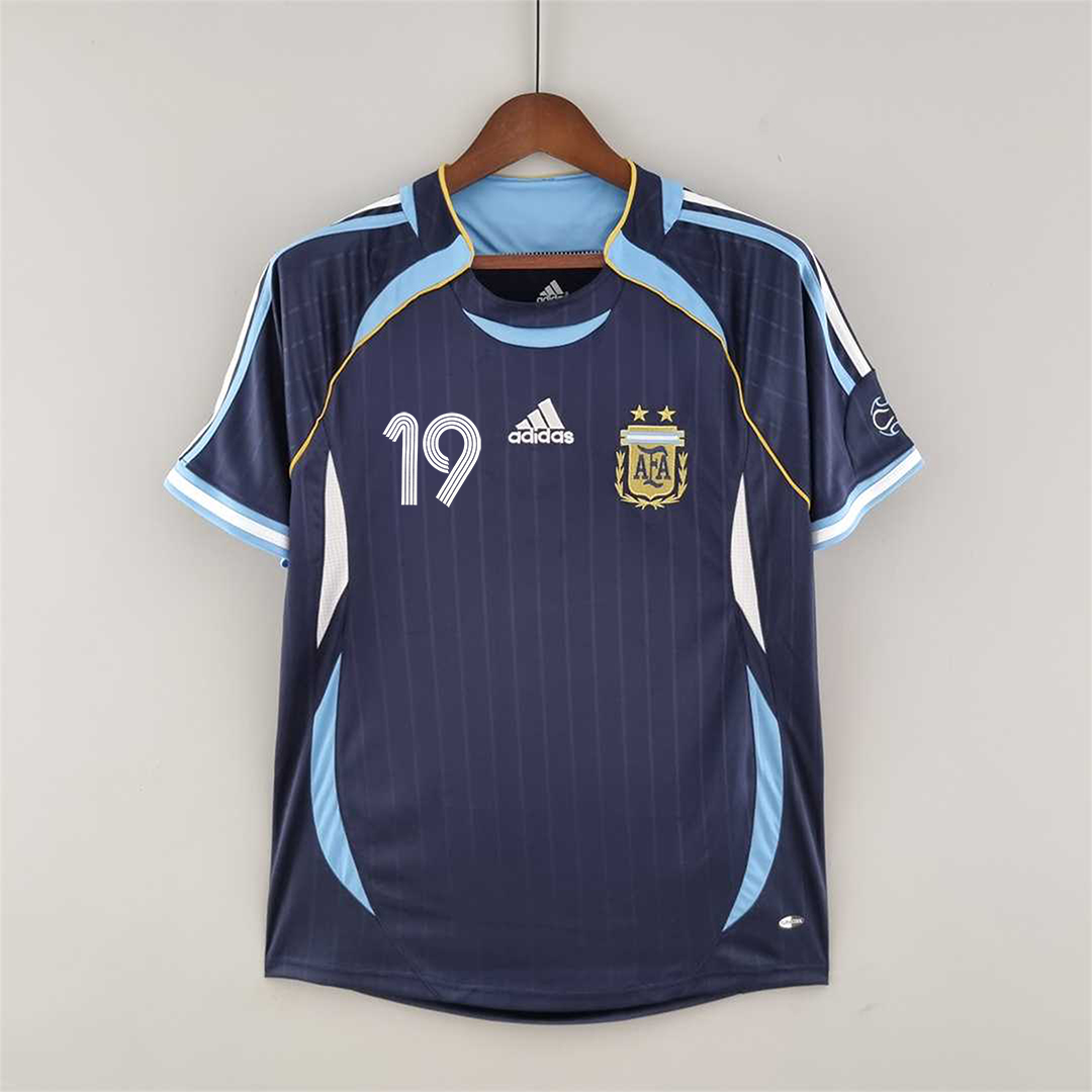 Argentina Retro Jersey Away Replica World Cup 2006