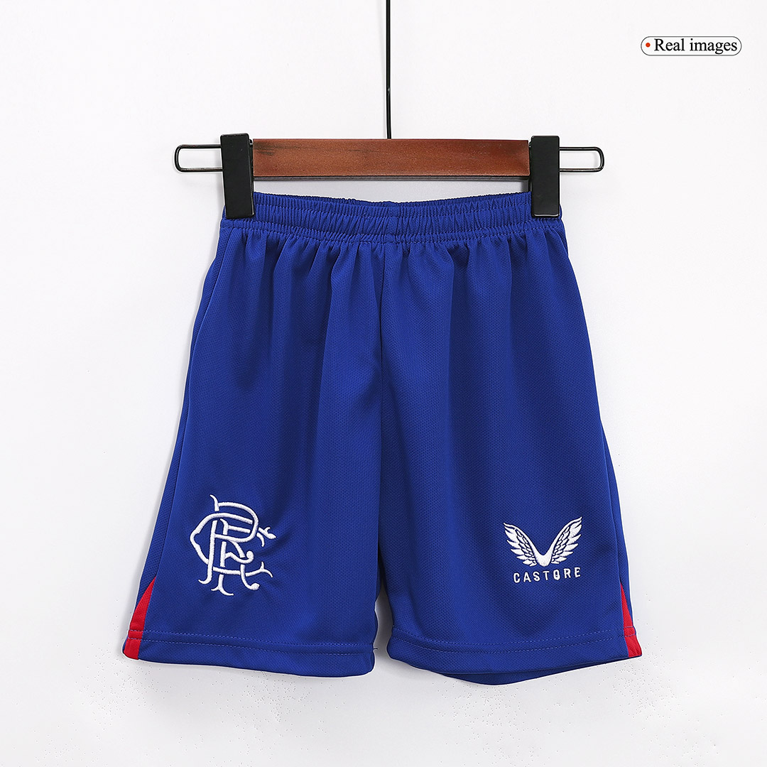 Kids Glasgow Rangers Away Kit Jersey+Shorts 2023/24