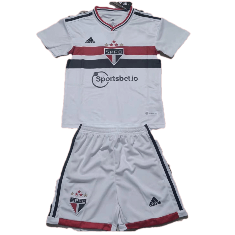 Sao Paulo FC Kids Jersey Home Kit(Jersey+Shorts) 2022/23