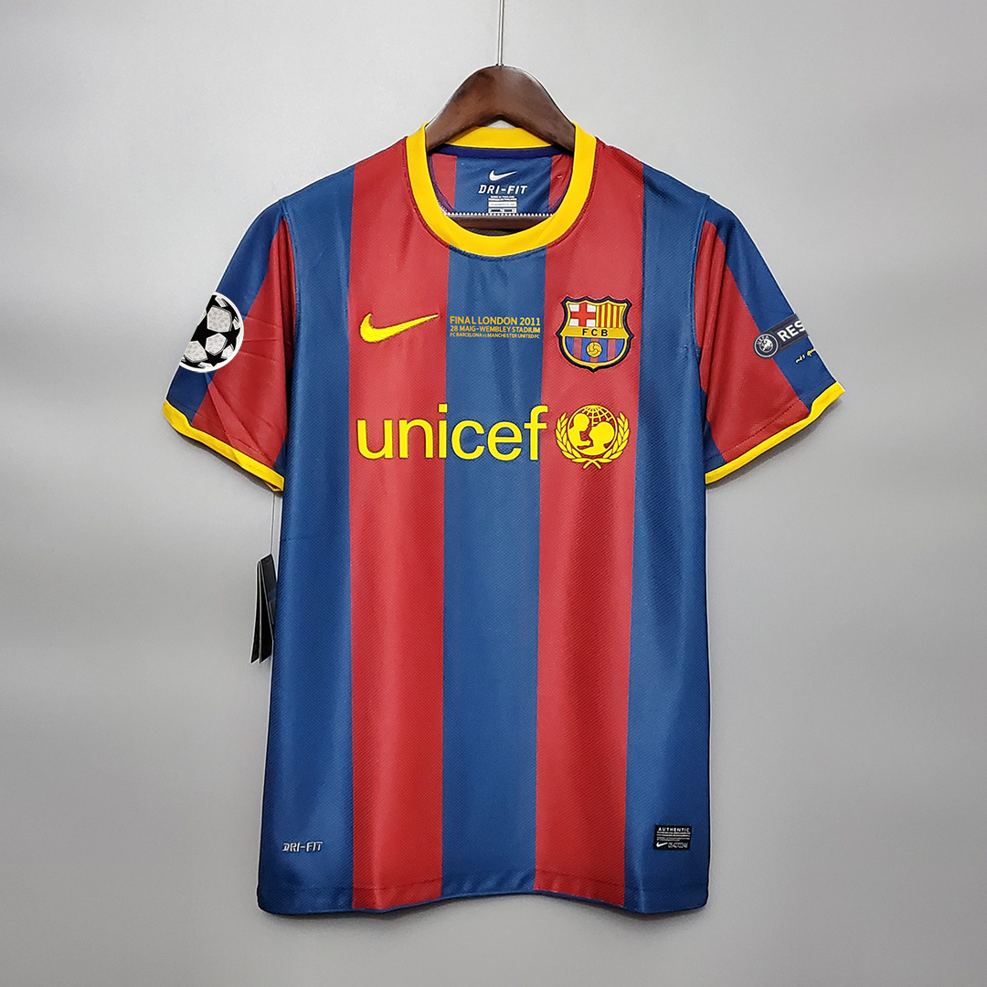 Barcelona Retro Jersey Home 2010/11
