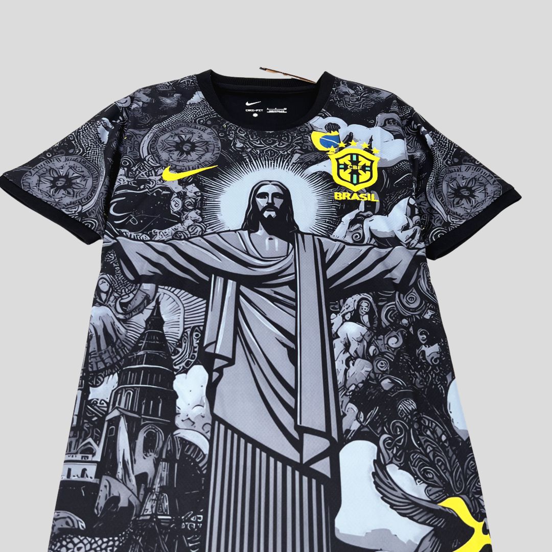Brazil Christ the Redeemer Special Edition Soccer Jersey 2024