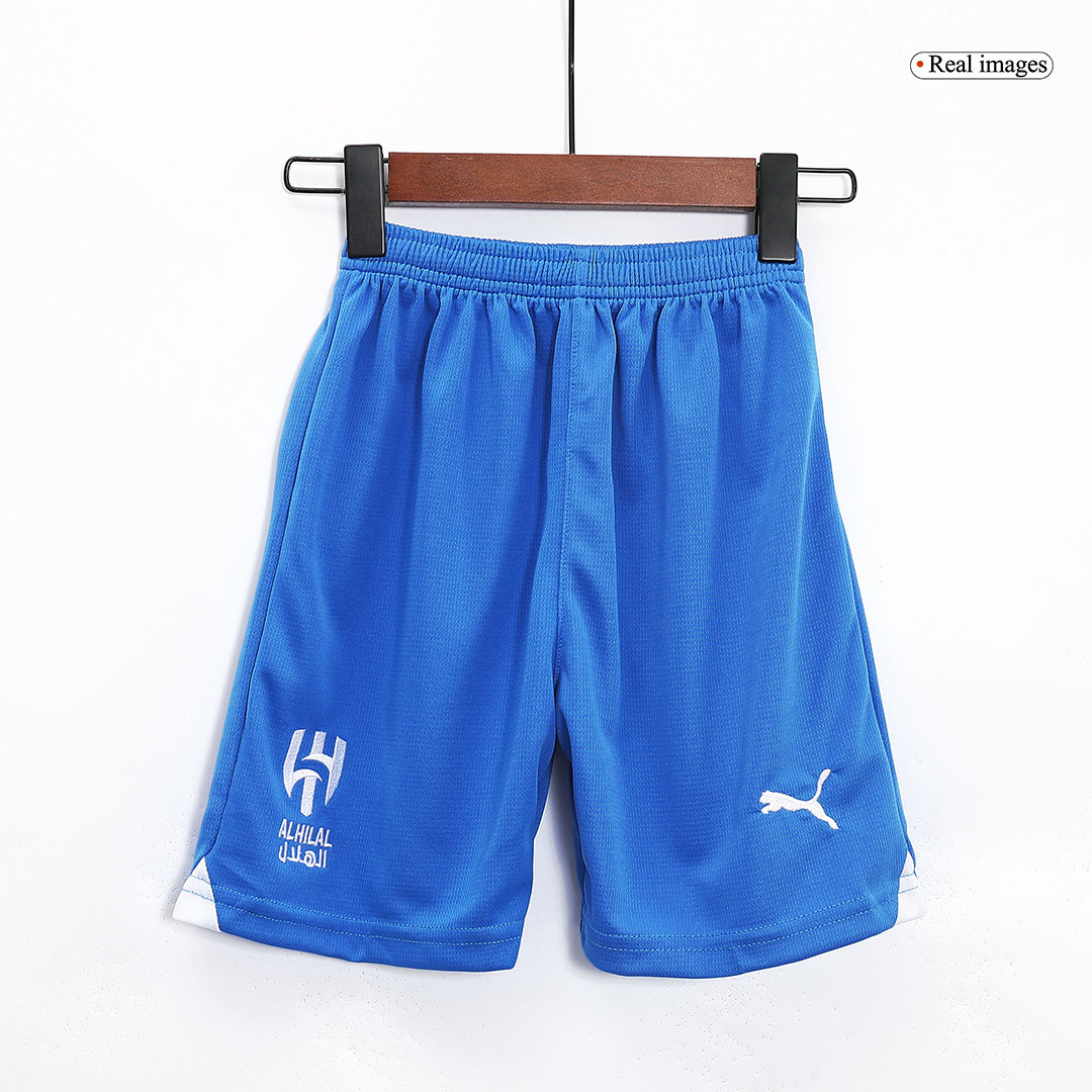 Kids Al Hilal Home Jersey Kit(Jersey+Shorts) 2023/24