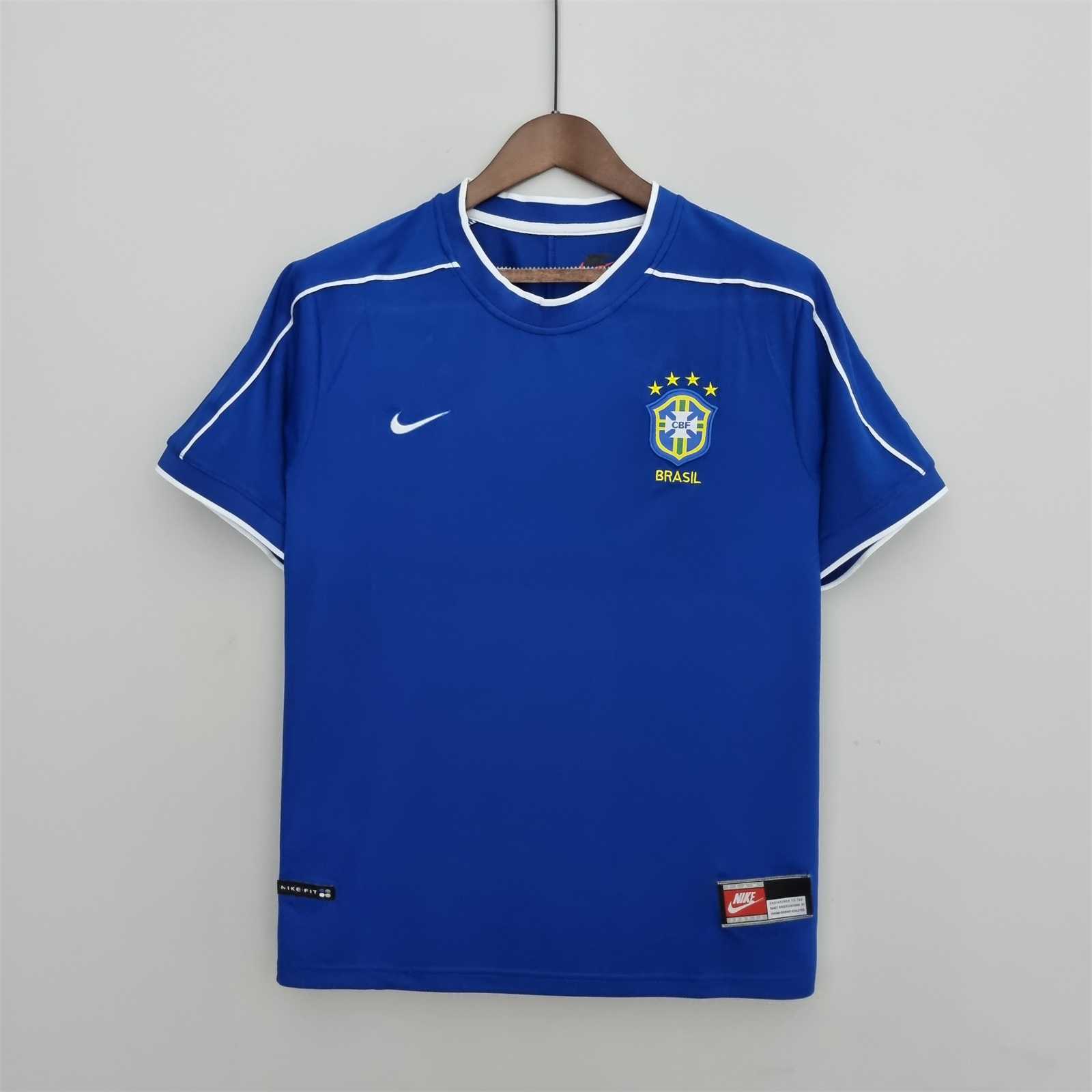Brazil Retro Jersey Away World Cup 1998