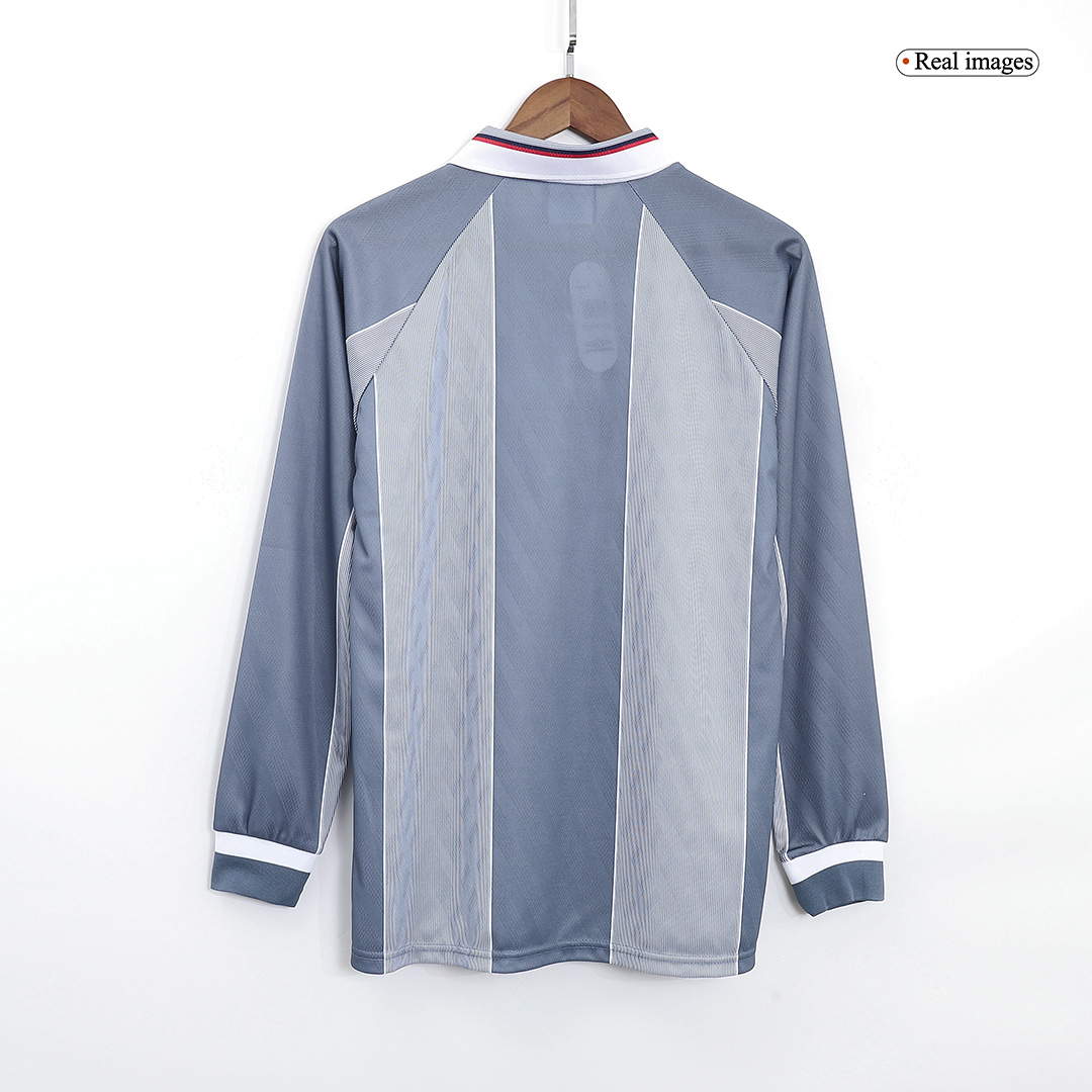 England Retro Away Long Sleeve Jersey Replica Euro Cup 1996