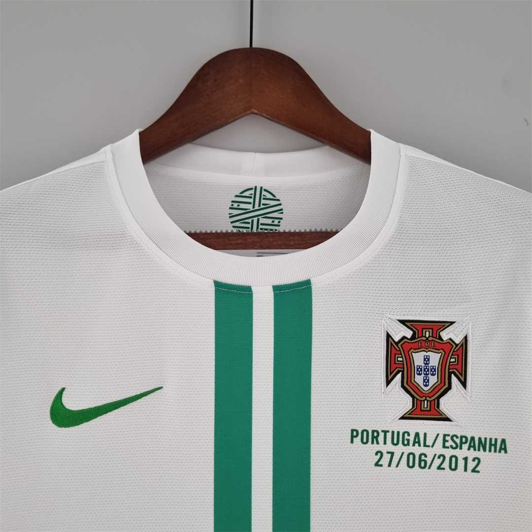 Portugal Retro Jersey Away Long Sleeve 2012