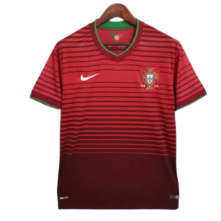 Portugal Retro Jersey Home World Cup 2014