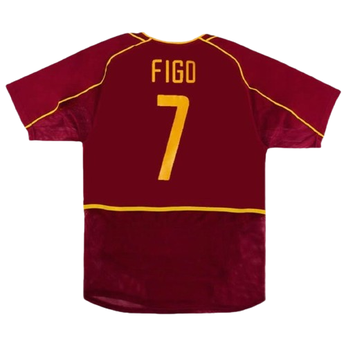 Portugal Retro Jersey Home World Cup 2002