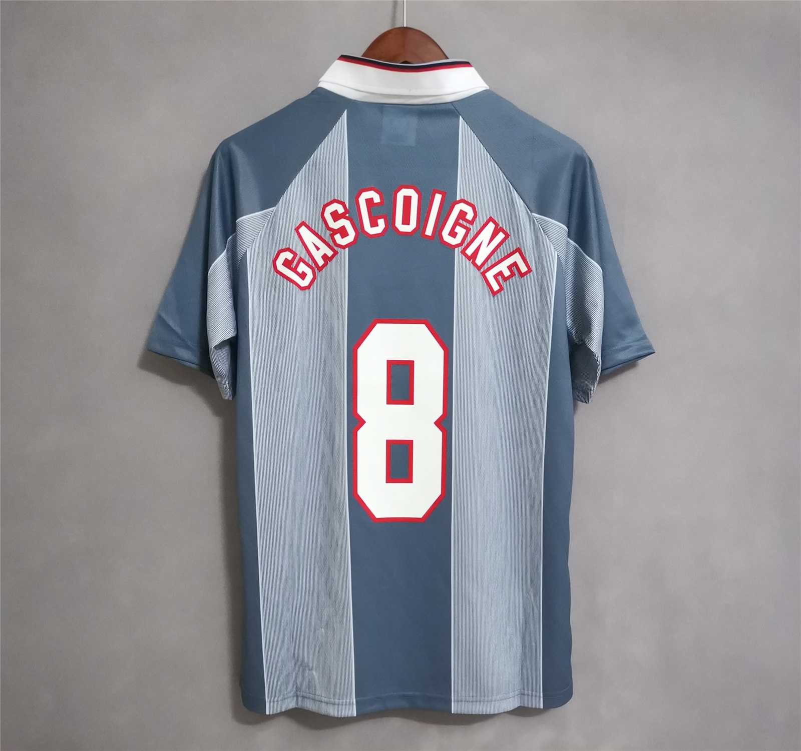 England Retro Soccer Jersey Away Replica Euro Cup 1996