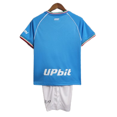 Kids Napoli Home Kit(Jersey+Shorts) 2023/24