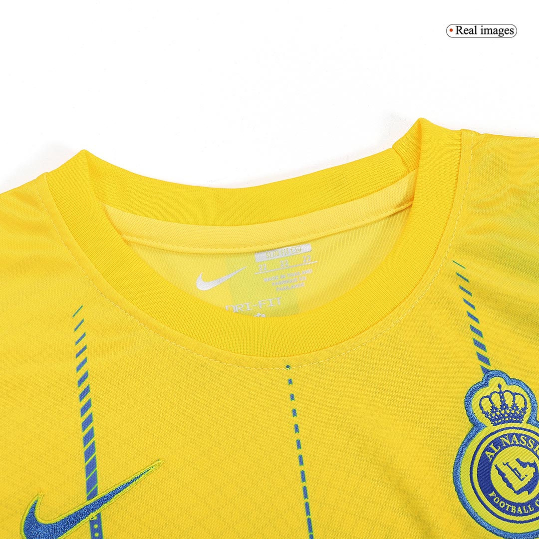 Kids Al Nassr Home Kit Jersey+Shorts 2023/24
