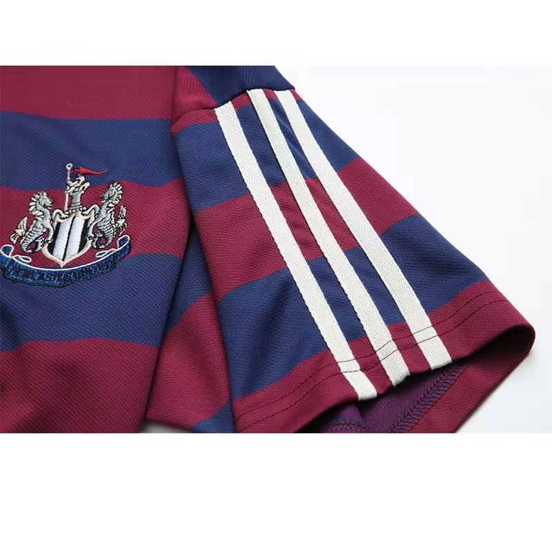 Newcastle Retro Jersey Long Sleeve Away 1995/96