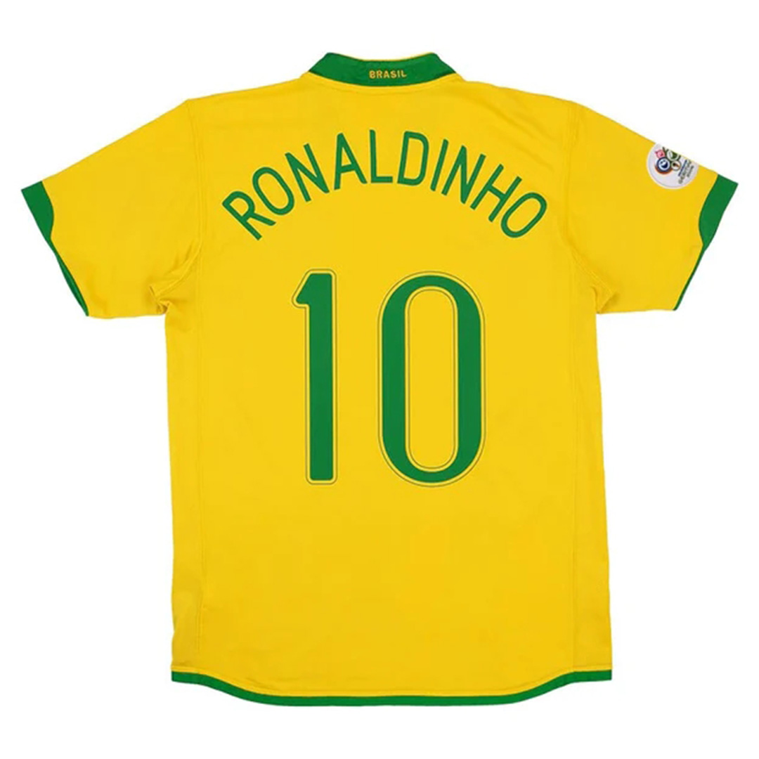 Brazil Retro Jersey Home World Cup 2006