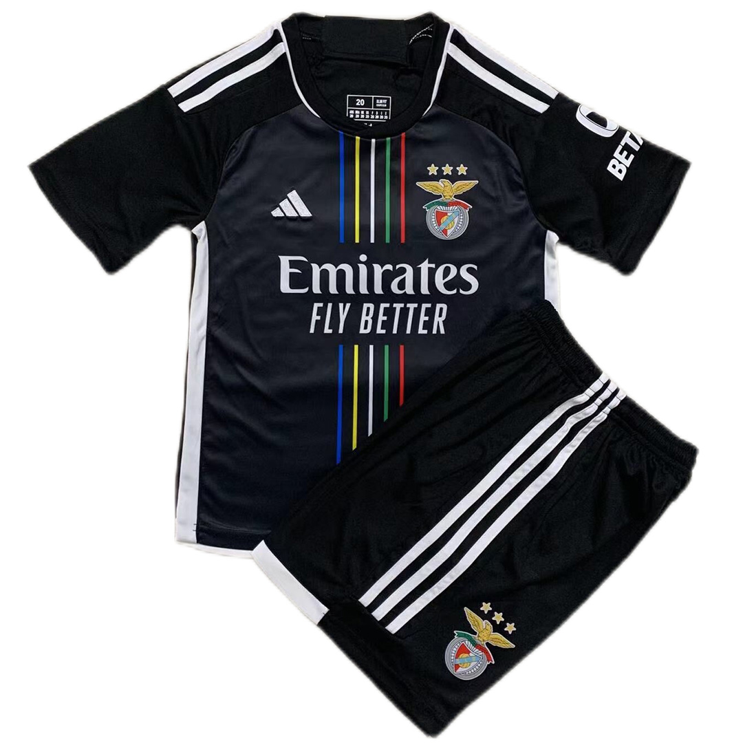 Kids Benfica Away Kit Jersey+Shorts 2023/24