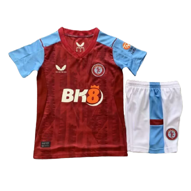 Kids Aston Villa Home Kit 2023/24