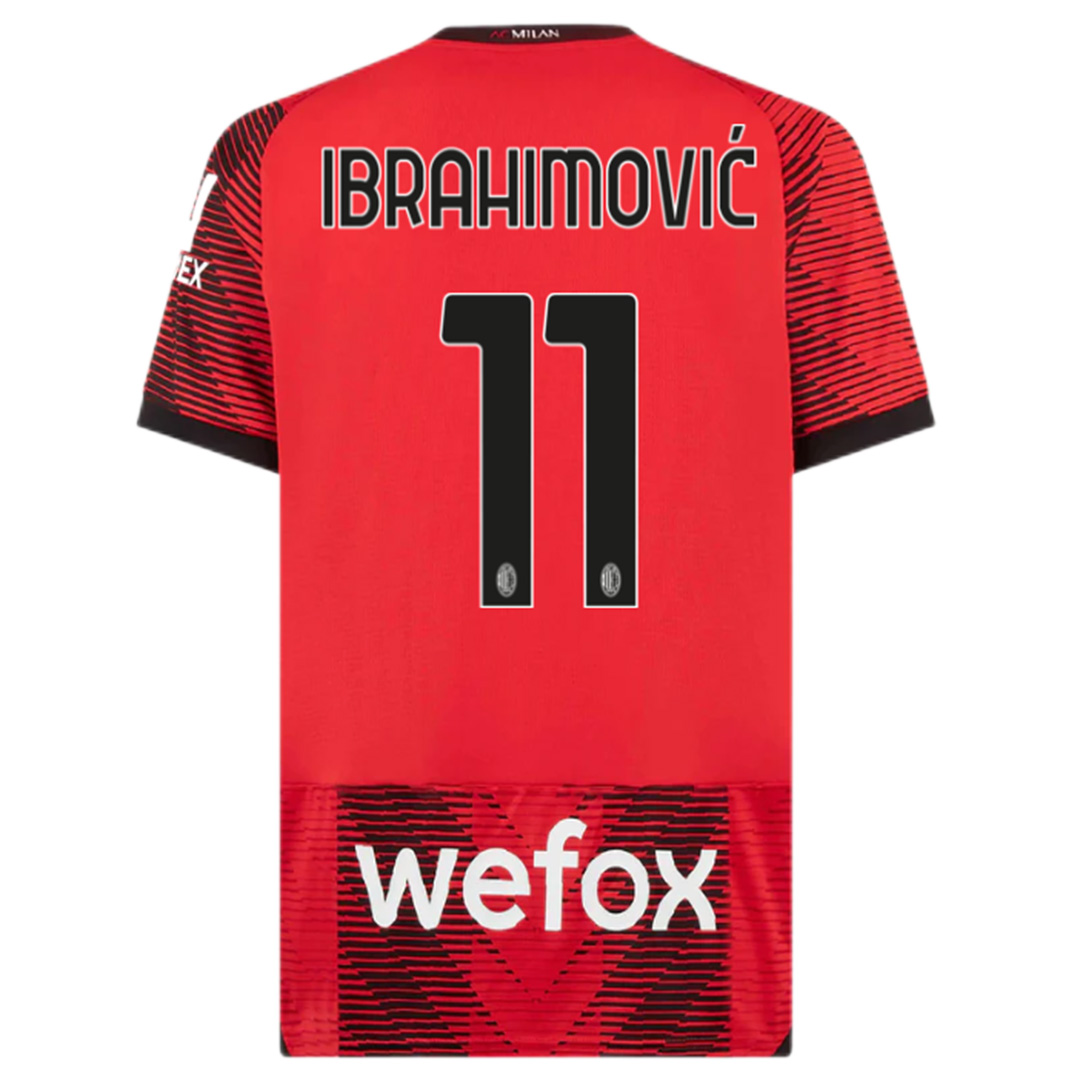 AC Milan Ibrahimović #11 Jersey Home 2023/24