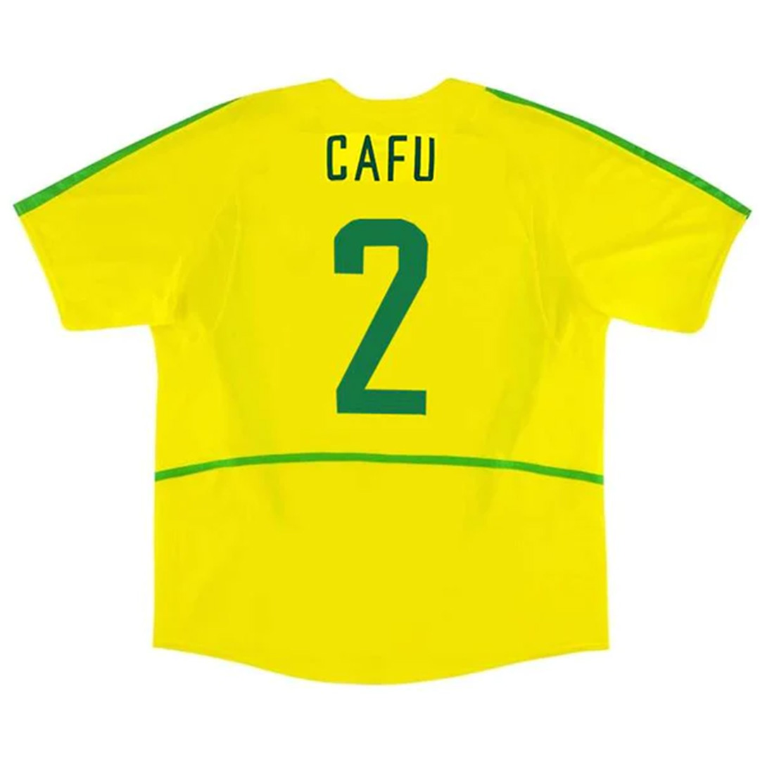 Brazil Retro Jersey Home World Cup 2002