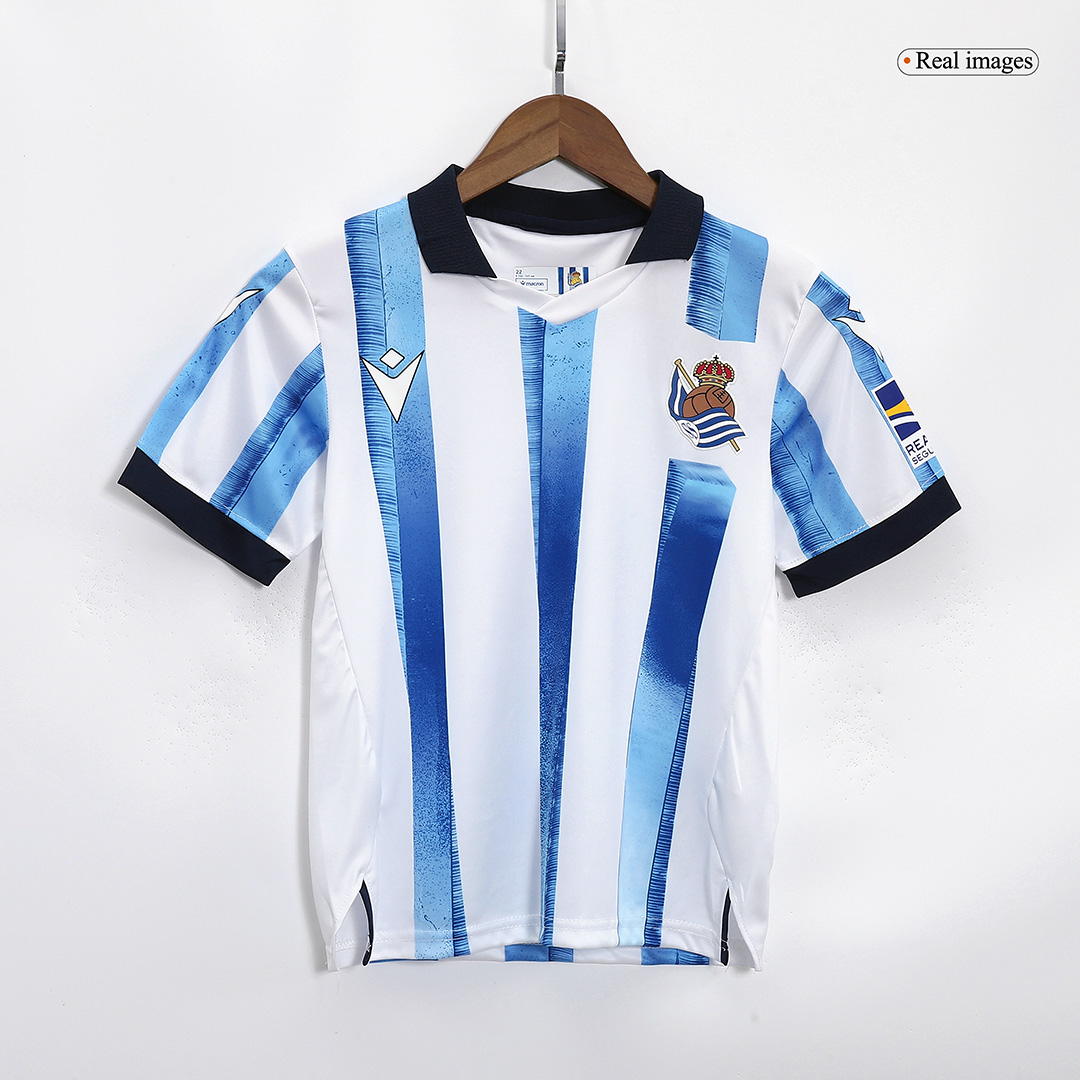 Kids Real Sociedad Home Kit Jersey+Shorts 2023/24